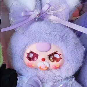 Cute Purple Bunny Plush Toy